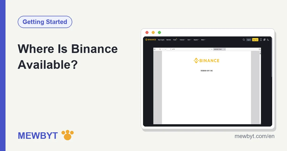 Cover image for the Binance supported countries guide